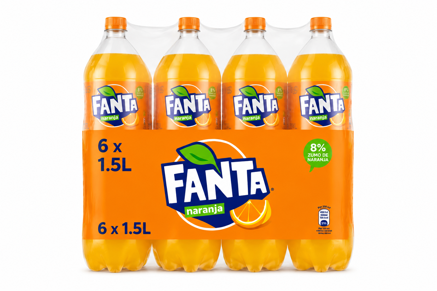 Fanta Naranja | PACK-6 (1.5 l)