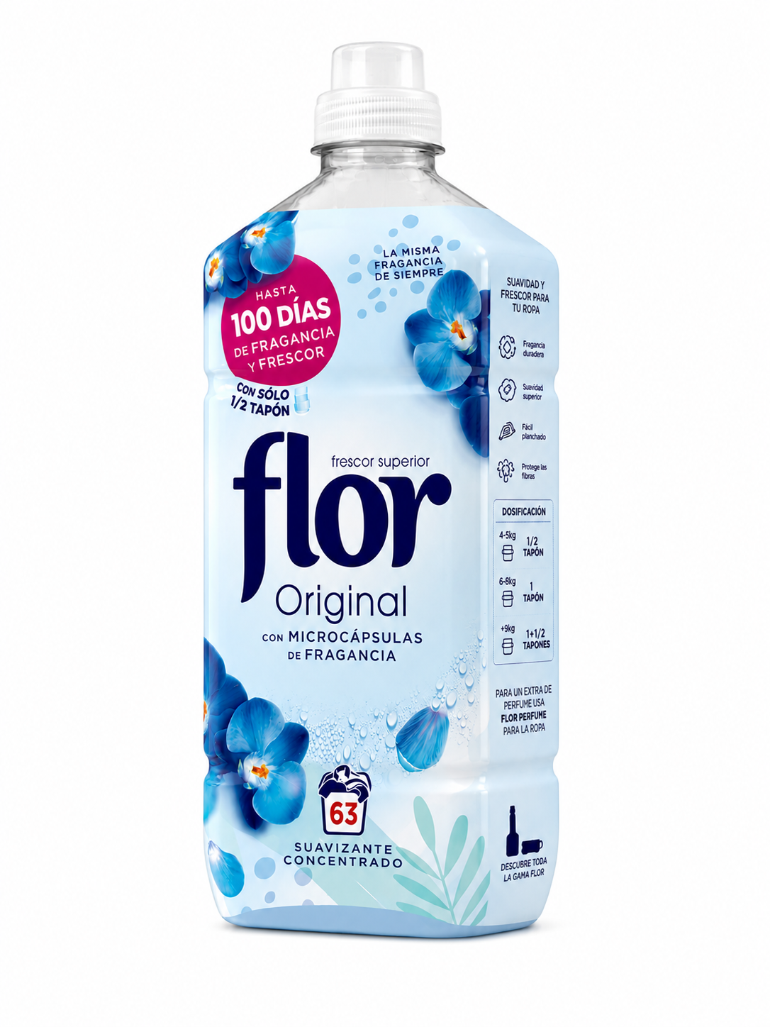 FLOR Suavz.conc | 59 LAV. / 1,06 L. | Caja de 10 - imagen 4
