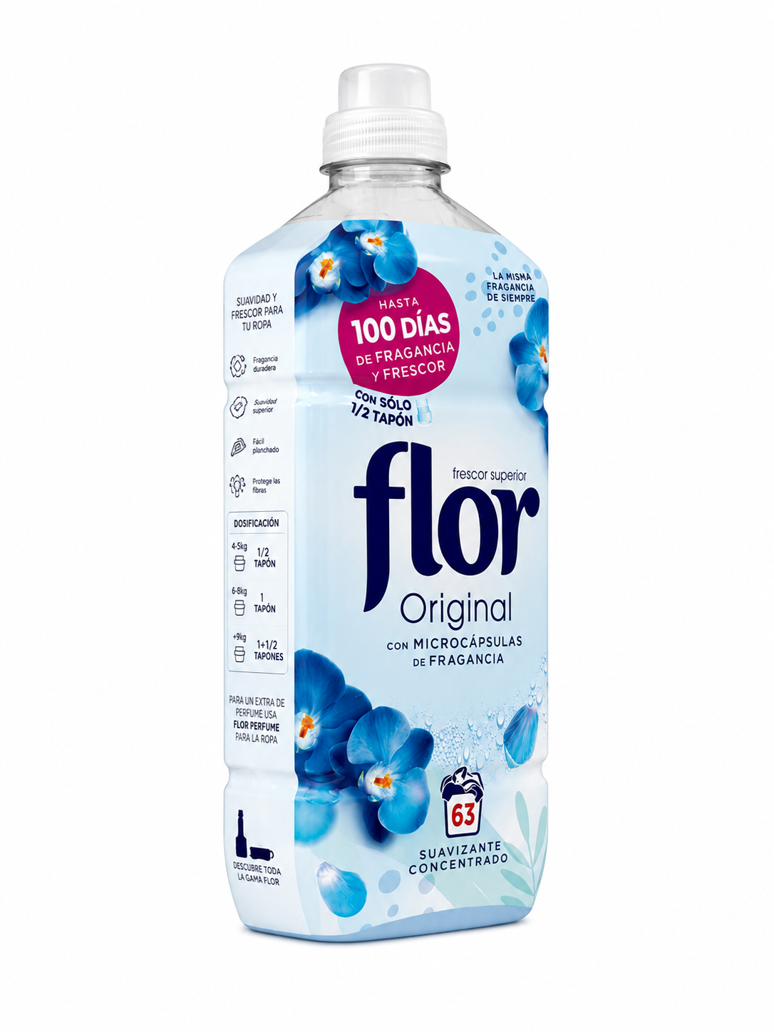 FLOR Suavz.conc | 59 LAV. / 1,06 L. | Caja de 10 - imagen 6