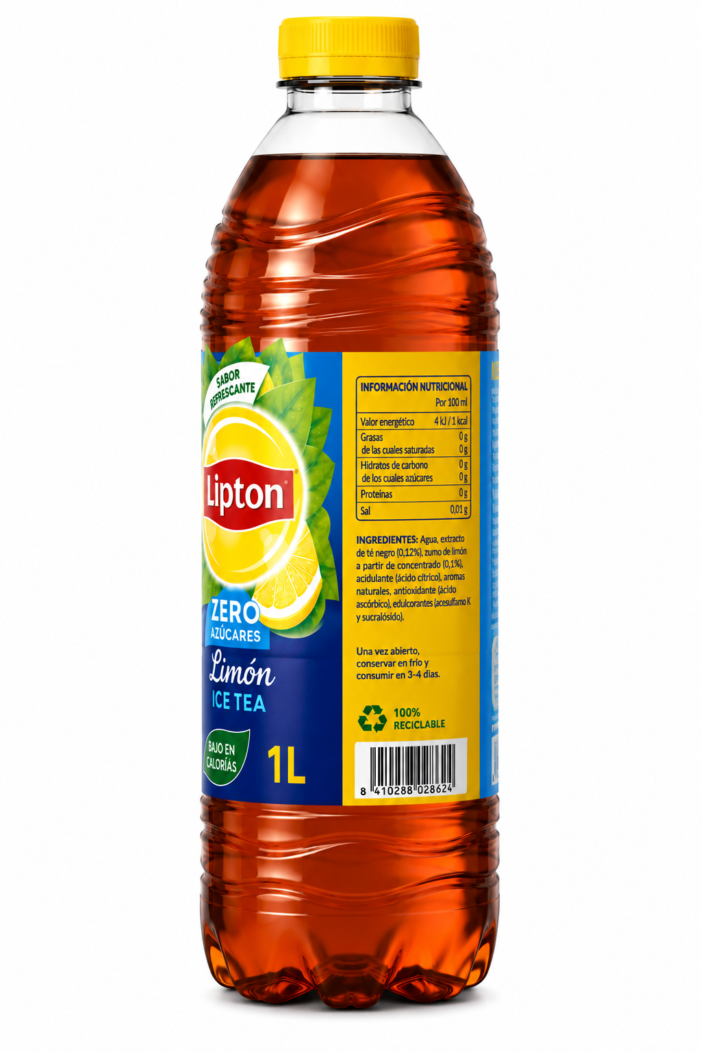 Lipton Limón Zero | Caja de 12 Botellas (1 L) - imagen 6