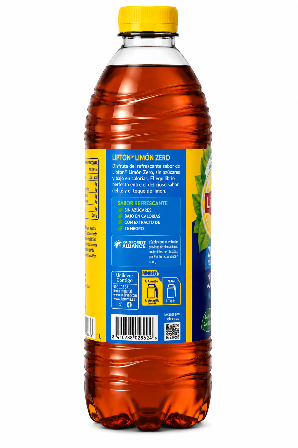 Lipton Limón Zero | Caja de 12 Botellas (1 L) - imagen 7