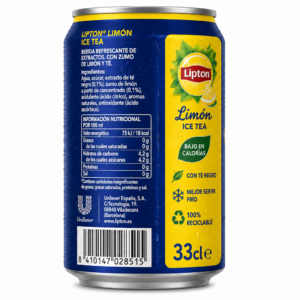 Lipton Limón | Caja de 24 Latas (33 cl) - imagen 5