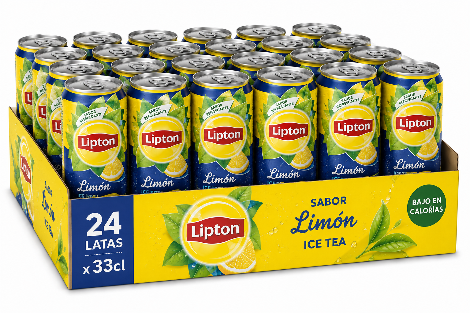 Lipton Limón | Caja de 24 Latas (33 cl)
