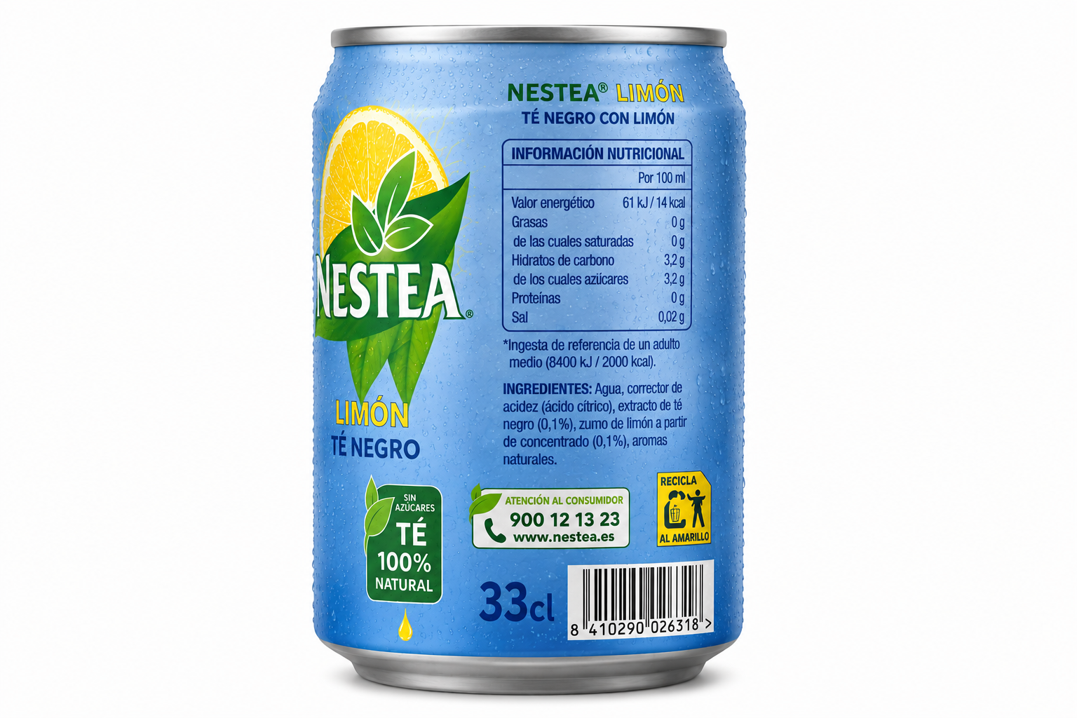 Nestea Limón | Caja de 24 Latas (33 cl) - imagen 7