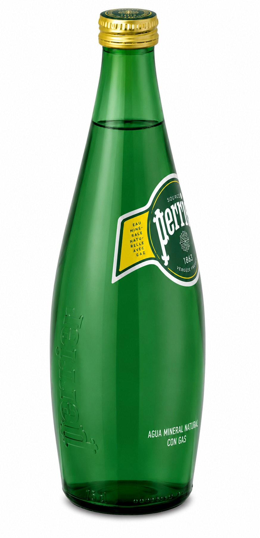Agua Mineral Natural Carbónica Perrier | Caja de 12 Botellas (75 cl) - Cristal - imagen 6