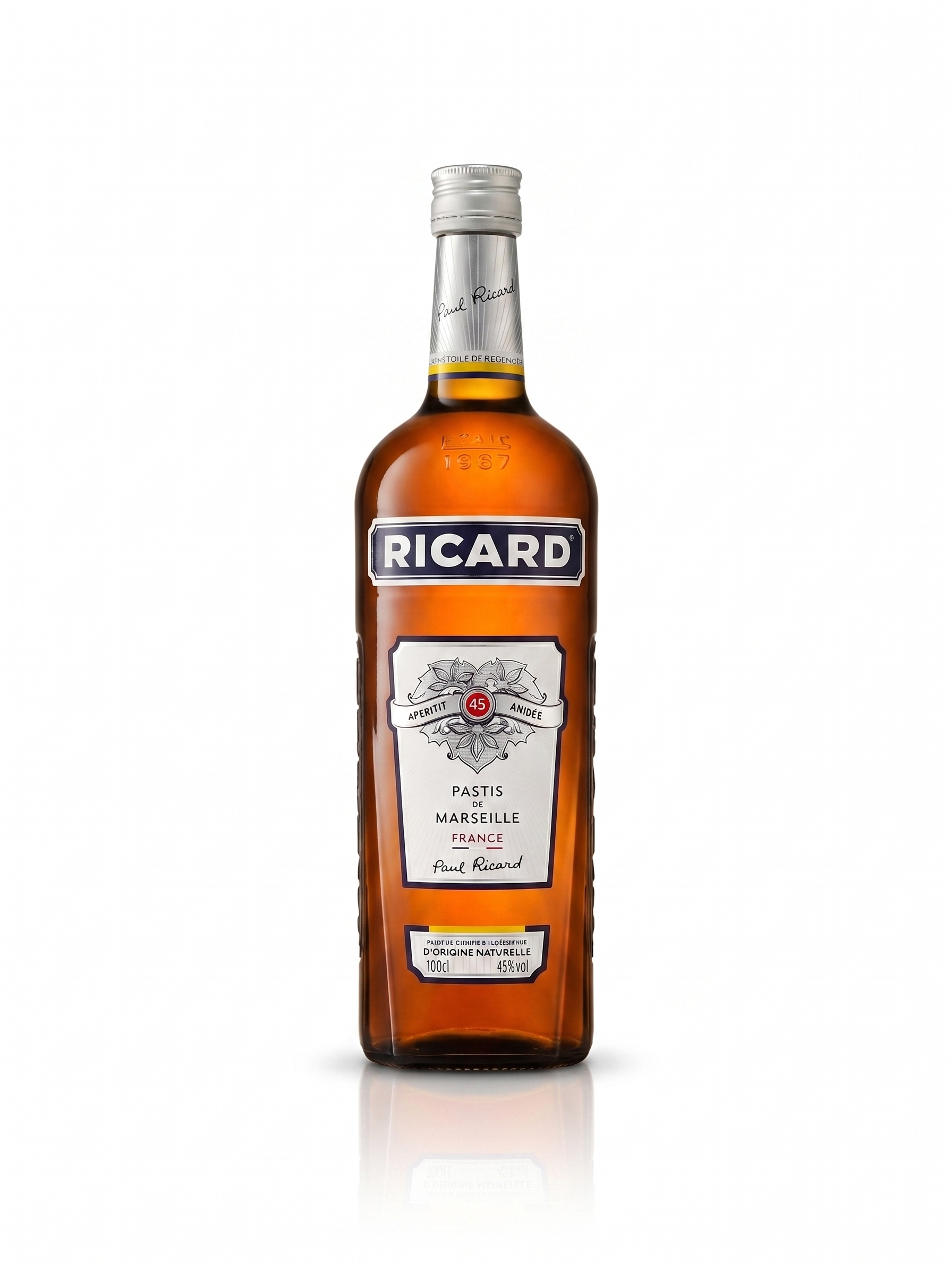 Ricard Pastis de Marseille – El Auténtico Aperitivo Anisado (100 cl) - imagen 2
