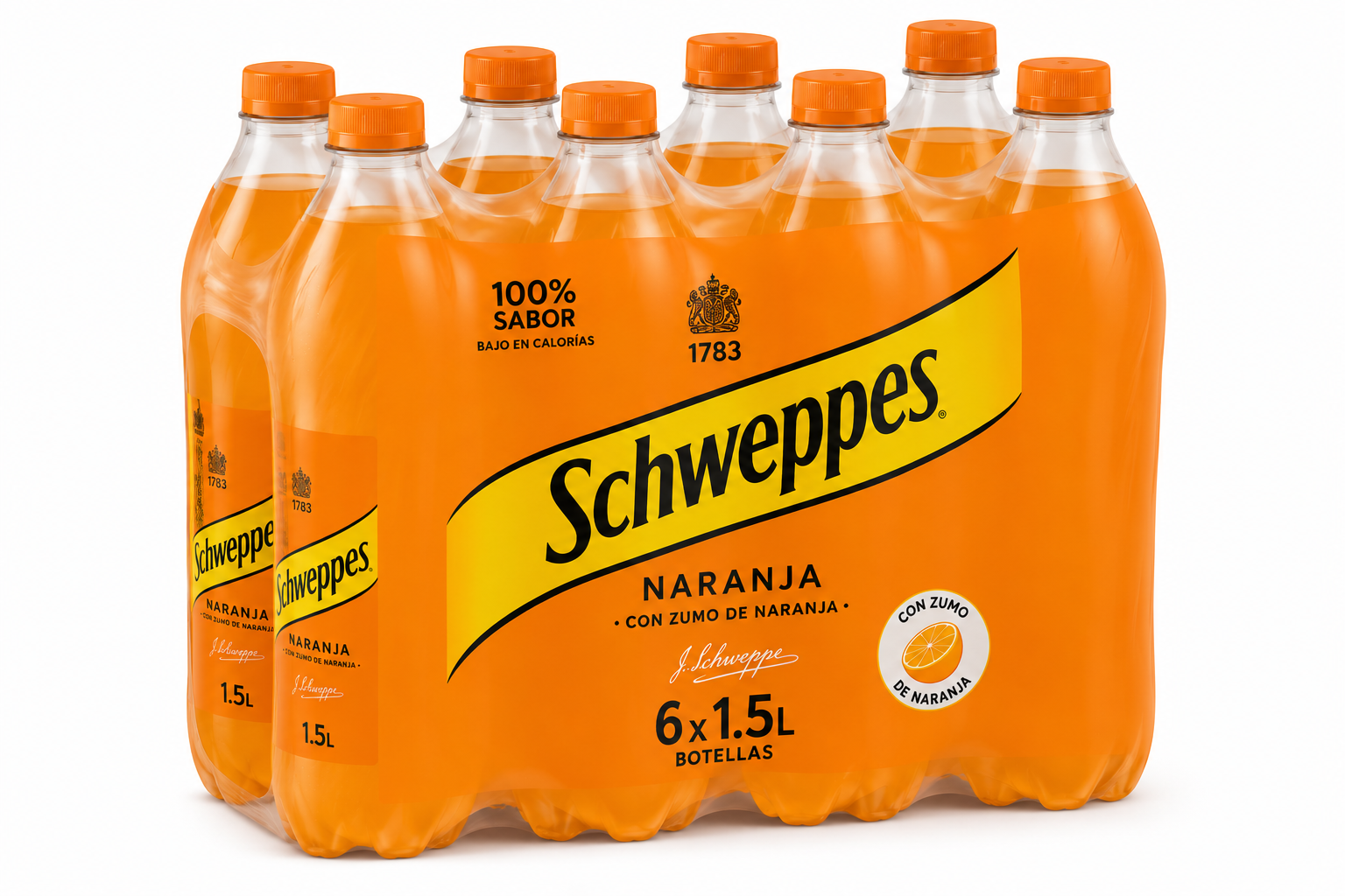 Schweppes Naranja | PACK-6 (1.5 l)