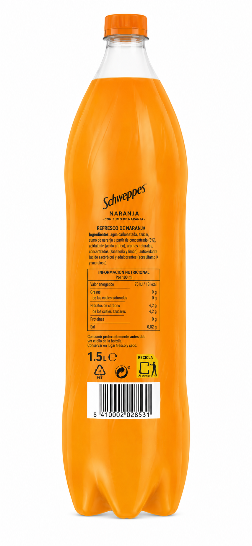 Schweppes Naranja | PACK-6 (1.5 l) - imagen 5