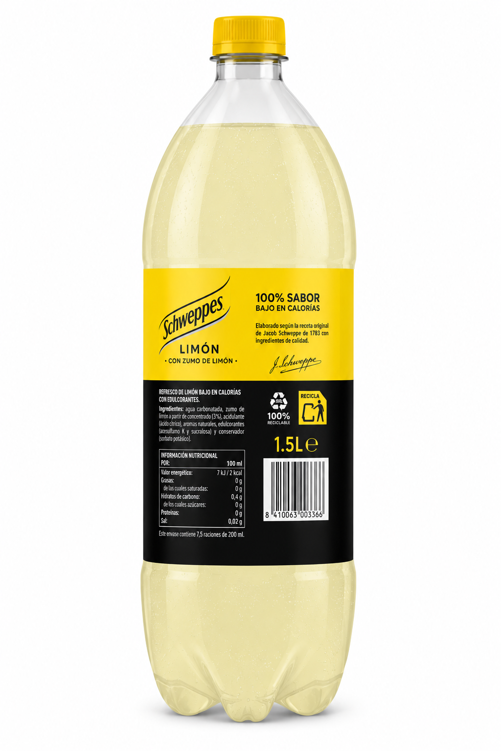 Schweppes Limón Zero | Pack de 6 Botellas (1,5 L) - imagen 7