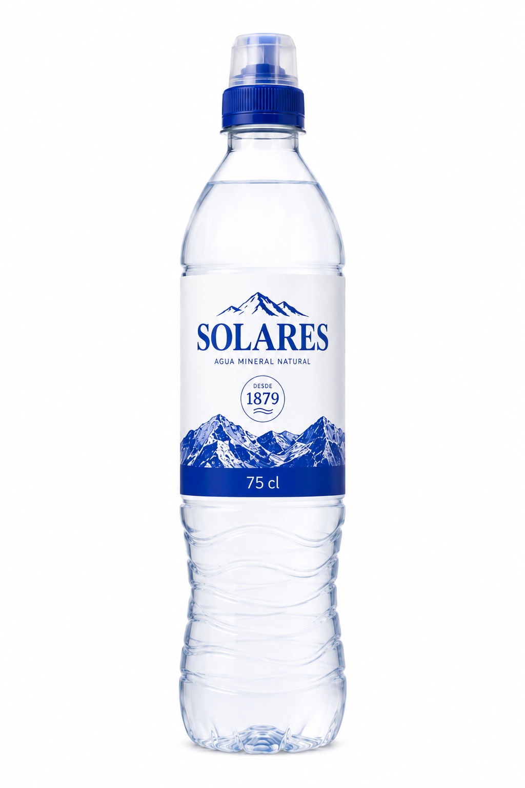 Agua Mineral Natural Solares | Caja de 12 Botellas (75 cl) - Tapón Sport - imagen 3