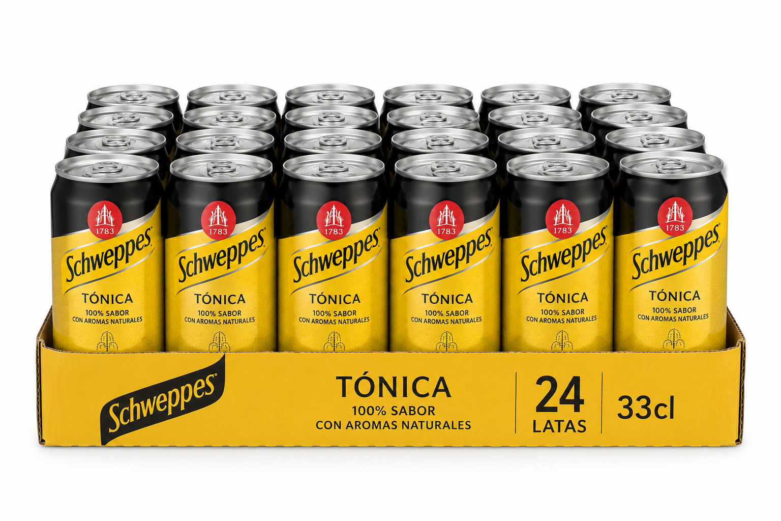 Tónica Schweppes | Caja de 24 Latas (33 cl)