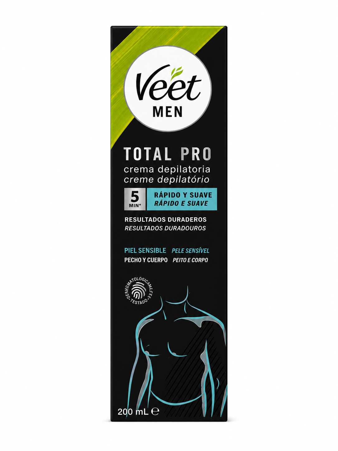 VEET MEN Crema Depilatoria | 200 ML | Caja de 6 - imagen 2