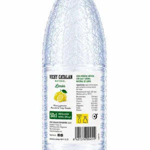Agua Mineral Natural Carbónica Vichy Catalán con Limón | Pack de 12 Botellas (50 cl) - imagen 8