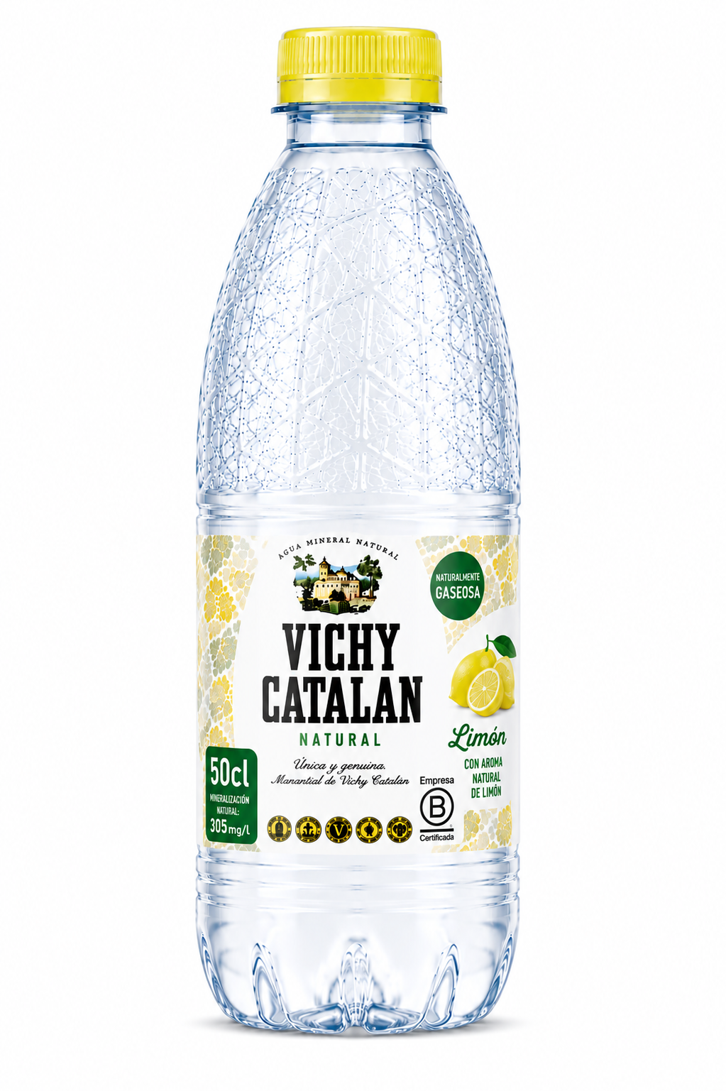 Agua Mineral Natural Carbónica Vichy Catalán con Limón | Pack de 12 Botellas (50 cl) - imagen 10