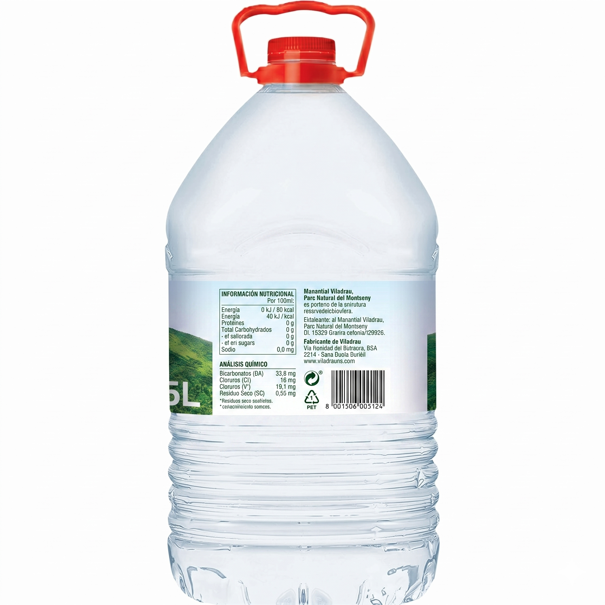 Agua Mineral Natural Viladrau | Garrafa (5 L) - imagen 3