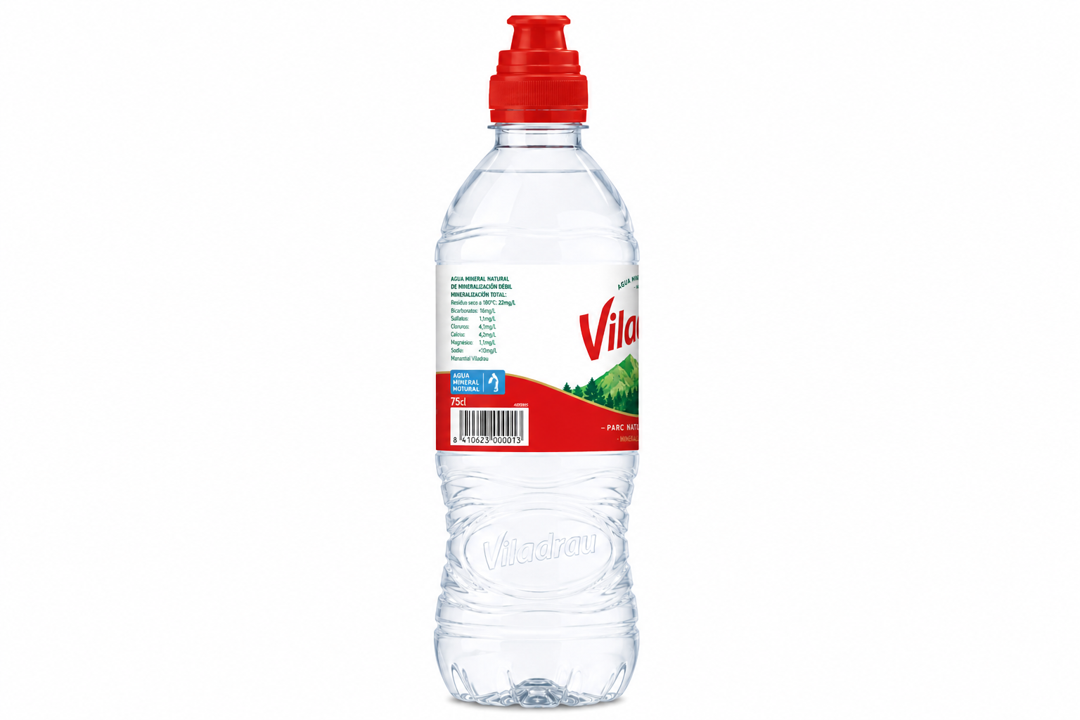 Agua Mineral Natural Viladrau | Caja de 15 Botellas (75 cl) - Tapón Sport - imagen 4