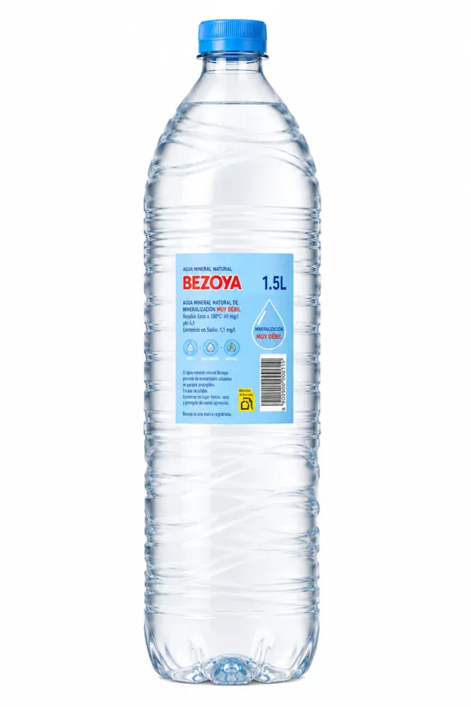 Agua Mineral Natural Bezoya | Pack de 6 Botellas (1.5 L) - imagen 8