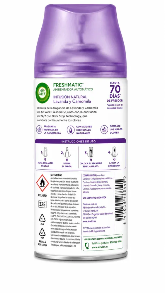 Air Wick Amb.fresh Matic Recambio Lavanda y Camomila