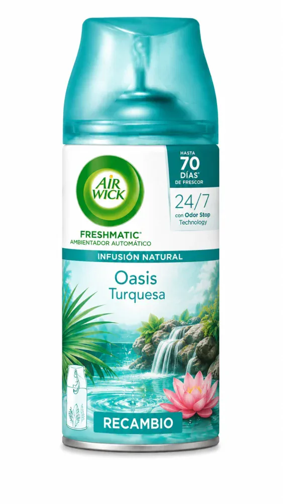 Air Wick Amb.fresh Matic Recambio Oasis Turquesa