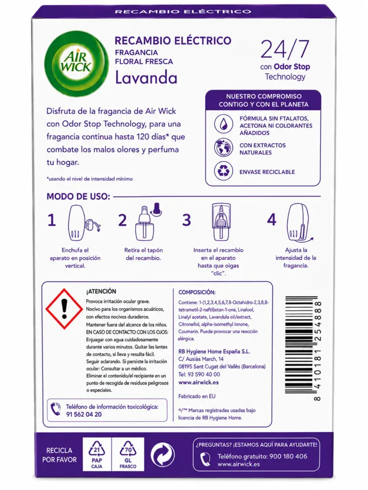 Air Wick Recambio Lavanda
