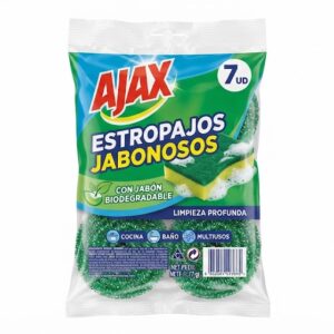 Ajax Estropajos Jabonosos 7ud