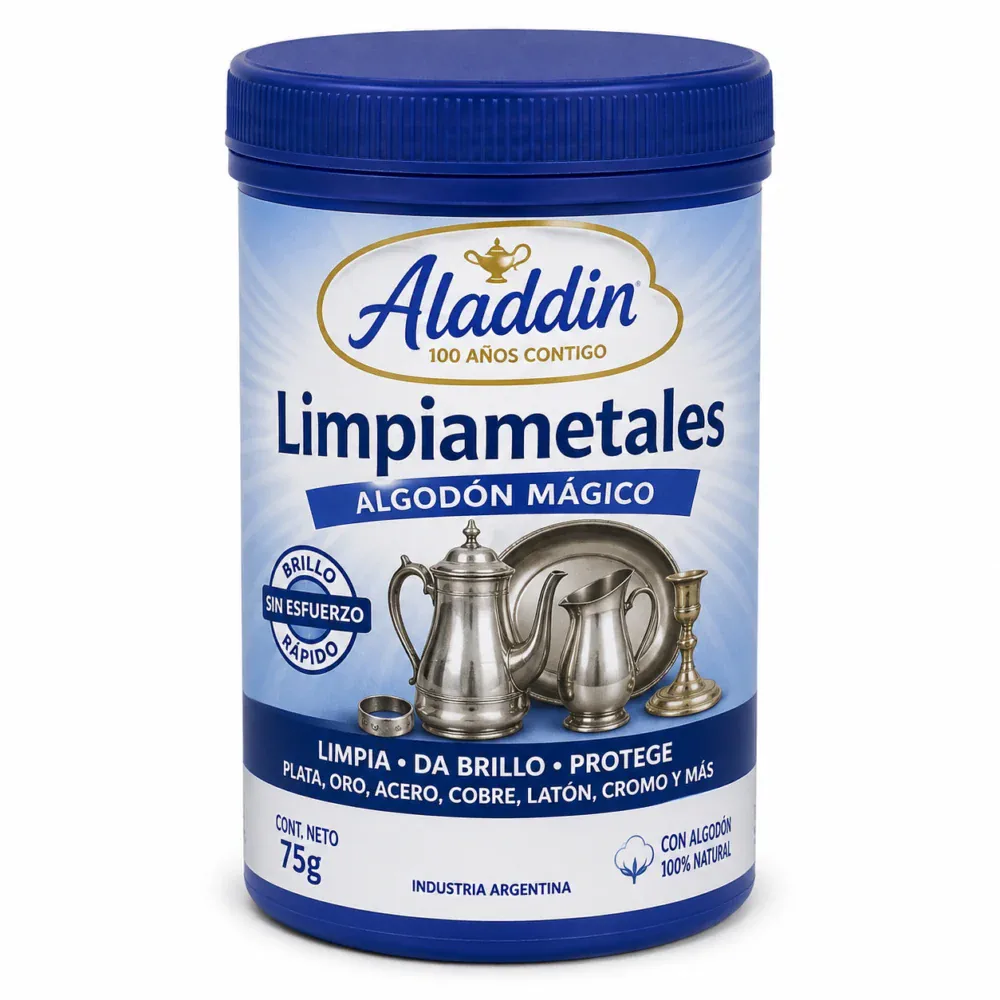 Aladdin Limpiametales Algodon Magico 75gr