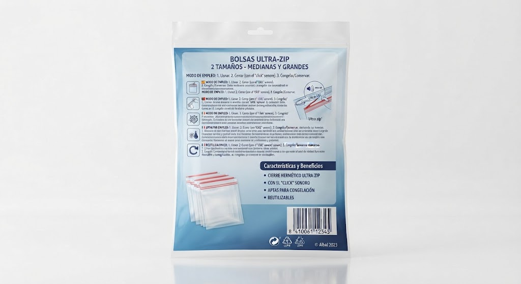 Albal Bolsas Ultra-zip 2tamañ