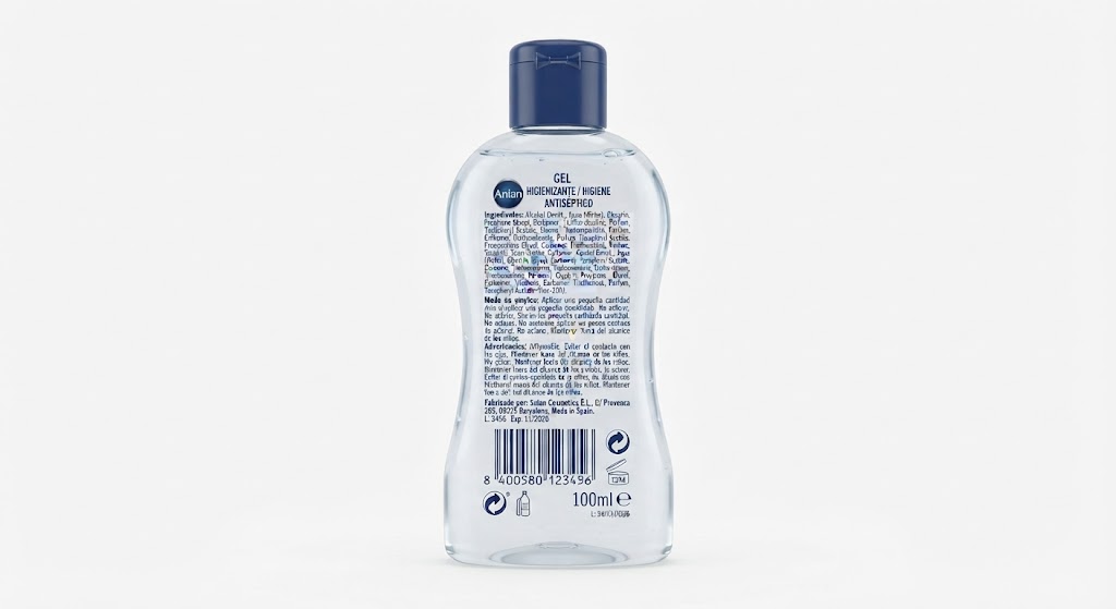 Anian Gel Higienizante Botella Plástico 100ML