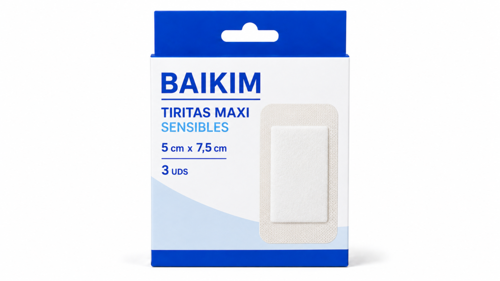 Baikim Tiritas Maxi Sensibles 5 Cm / 7.5 Cm / 3 Uds