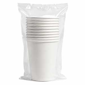 Best Vaso Cartón Blanco 330 CC 12 Uds