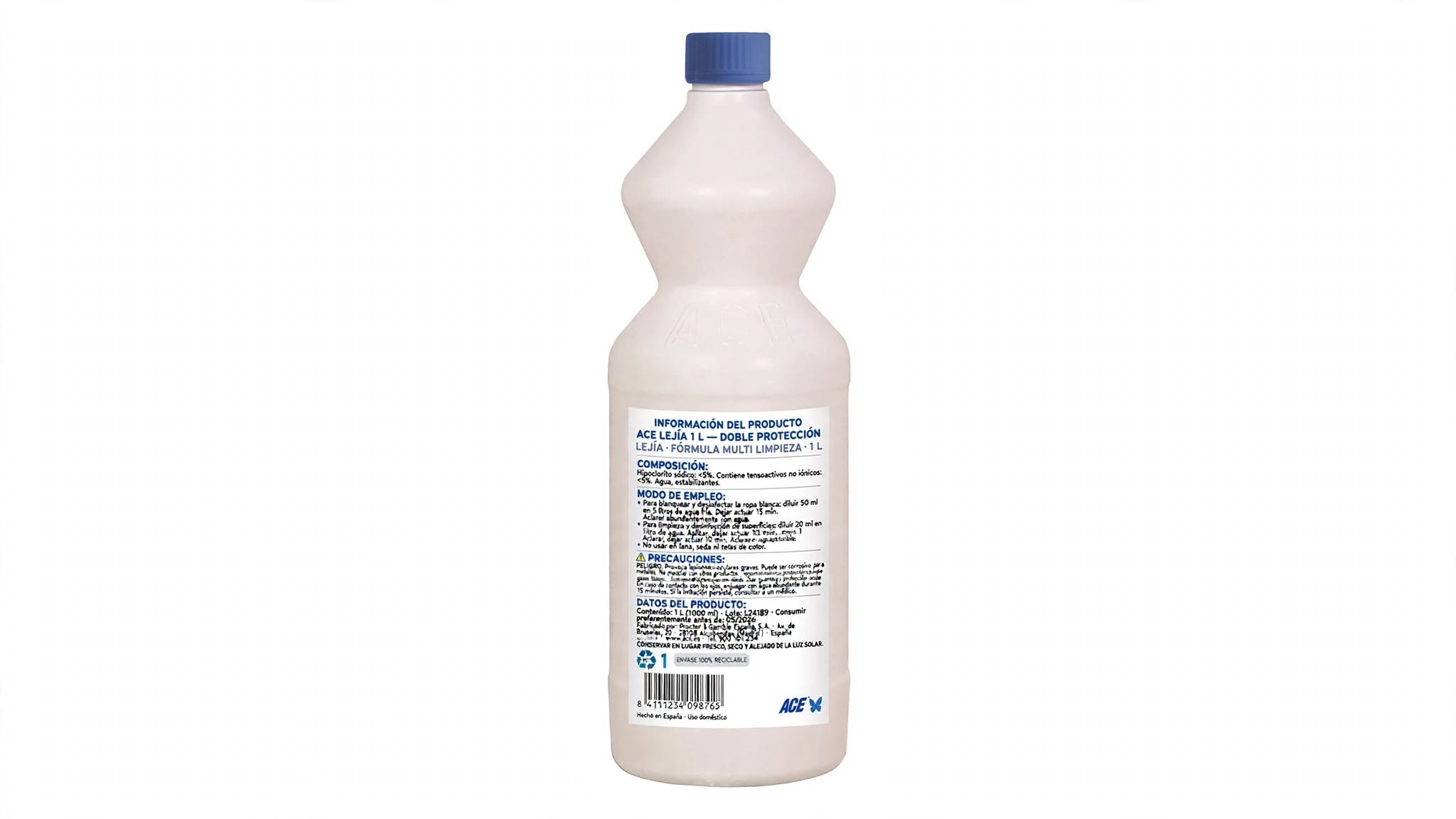 Ace Lejia 1 L. Botella Plástico