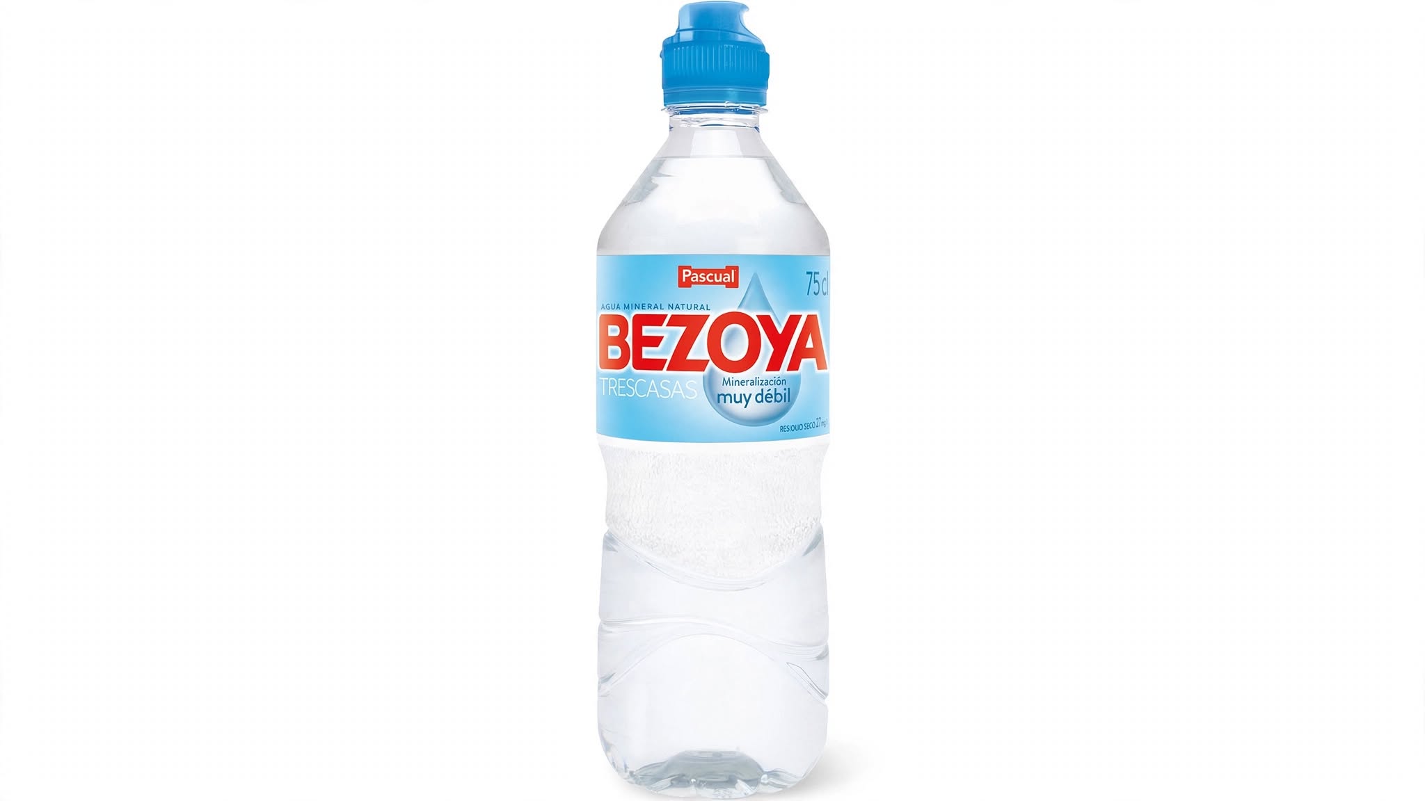 Agua Mineral Natural Bezoya Tapón Sport 75 cl