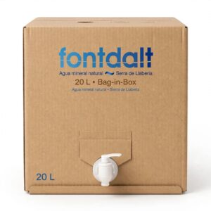 Agua Mineral Natural Fontdalt Bag-in-Box 20 l
