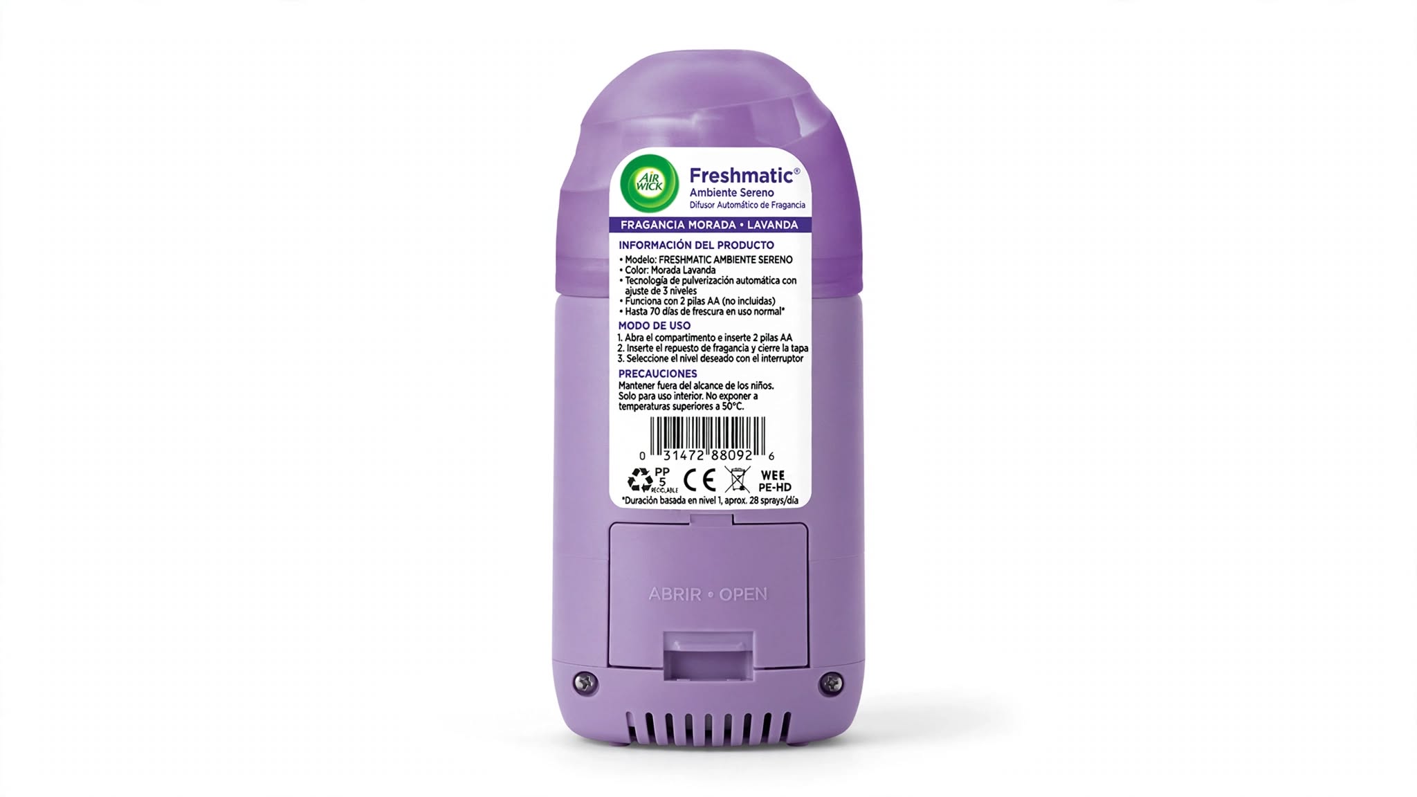 Air Wick Freshmatic – Ambiente Sereno con Fragancia Morada (difusor)