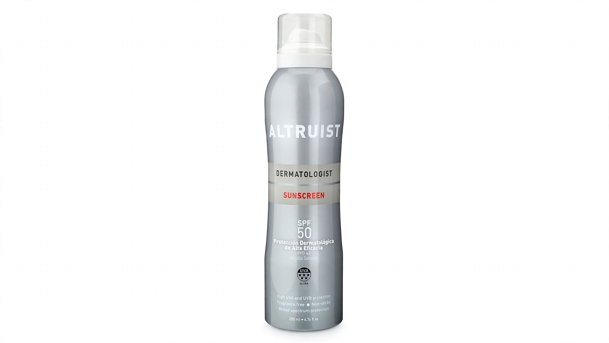 Altruist Dermatologist Sunscreen Spray SPF 50 – Protección Dermatológica de Alta Eficacia