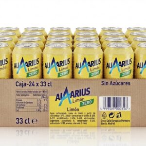 Aquarius Limón Zero Lata 33 cl Caja-24