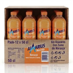 Aquarius Naranja Botella Pet 50 cl Pack-12