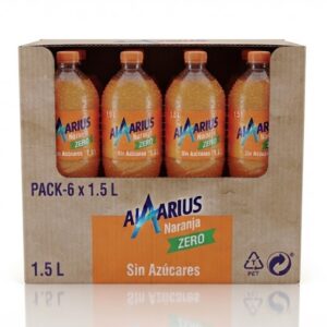 Aquarius Naranja Zero | PACK-6 (1.5 l)