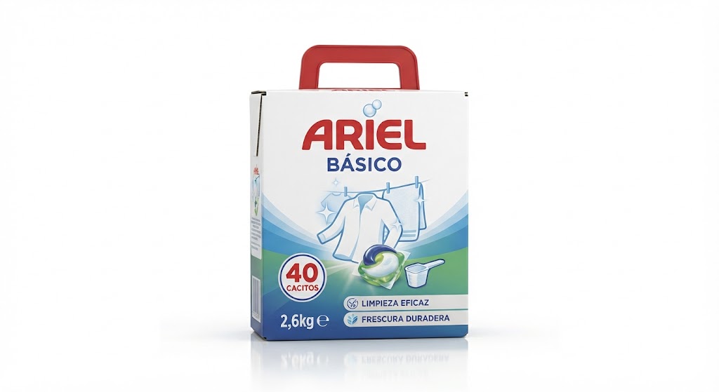 Ariel Basico Maleta 40 Cacitos / 2,6kg