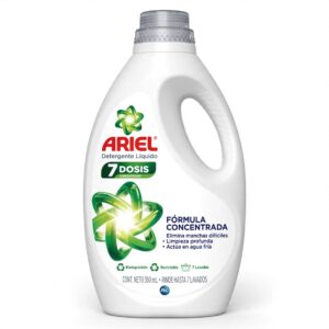Ariel Detergente Liquido 7 Dosis Botella Plástico
