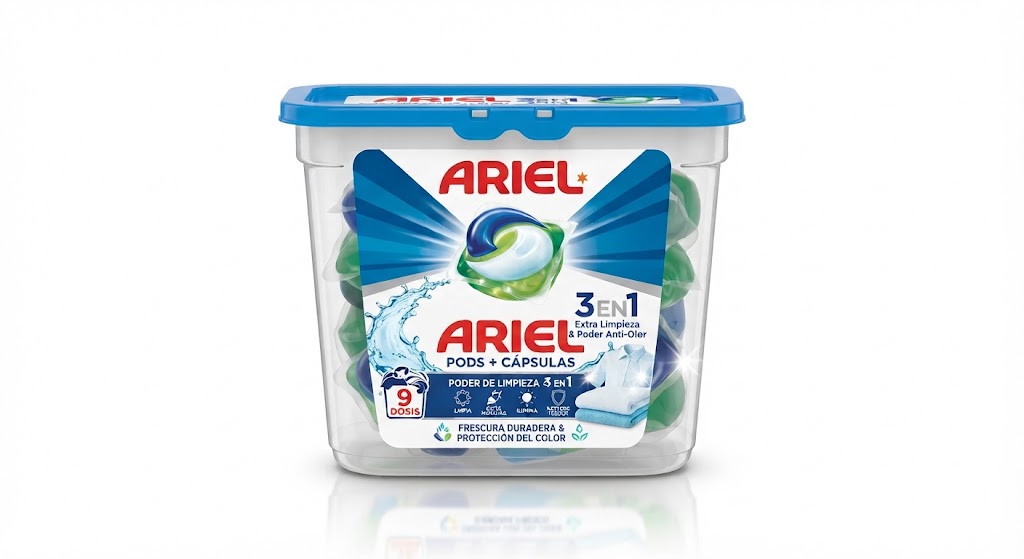 Ariel PODS 3EN1 9 Dosis Cápsulas/Pastillas