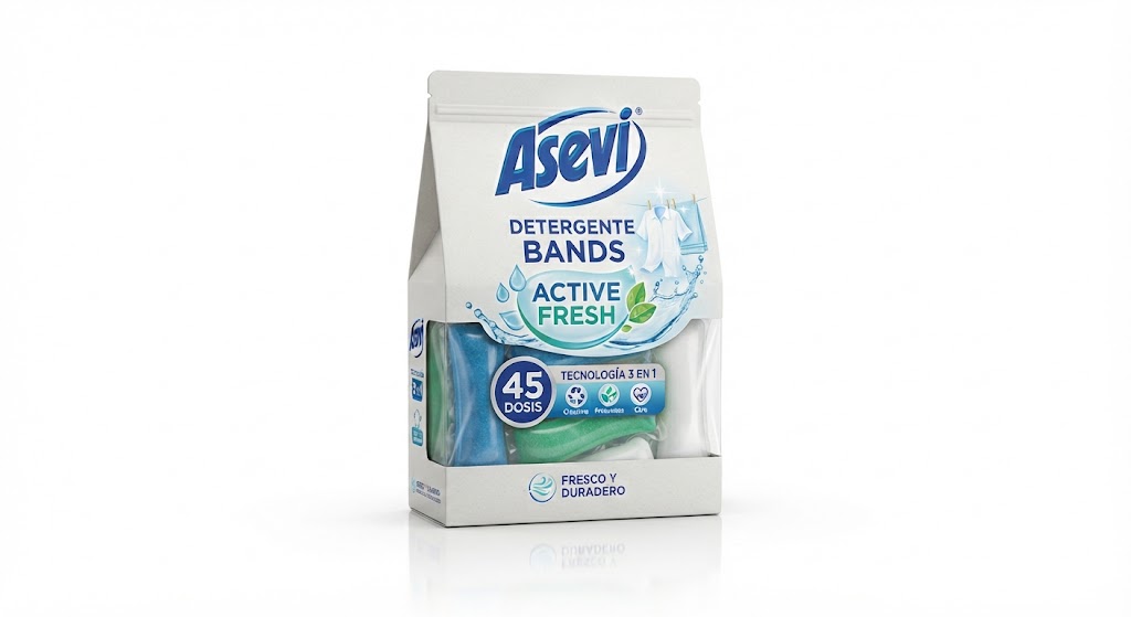 Asevi Deterg. Bands Active Fresh