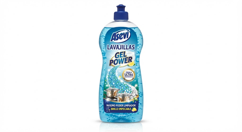 Asevi Lavavajillas Gel Power Botella Plástico