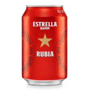 Cerveza Estrella Damm Rubia 33 cl Lata
