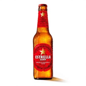 Cerveza Estrella Damm Rubia Botella Retornable 33 cl