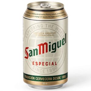 Cerveza San Miguel Especial (rubia) Lata 33 cl