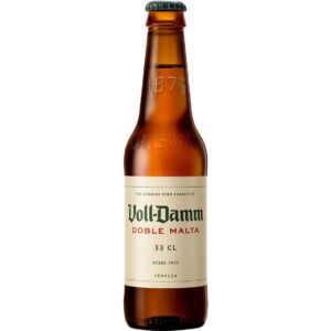 Cerveza Voll-Damm Doble Malta Botella Cristal 33 cl