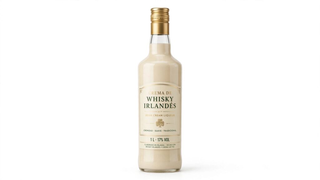 Crema de Whisky Baileys Original Botella Cristal 1 L