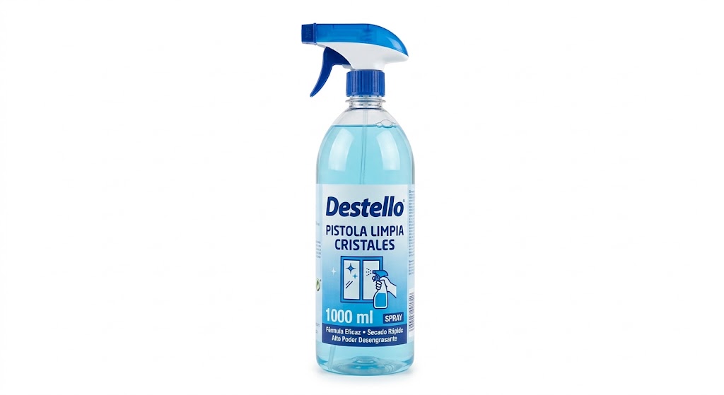 Destello Pistola Limpia Cristales 1000 ml Spray