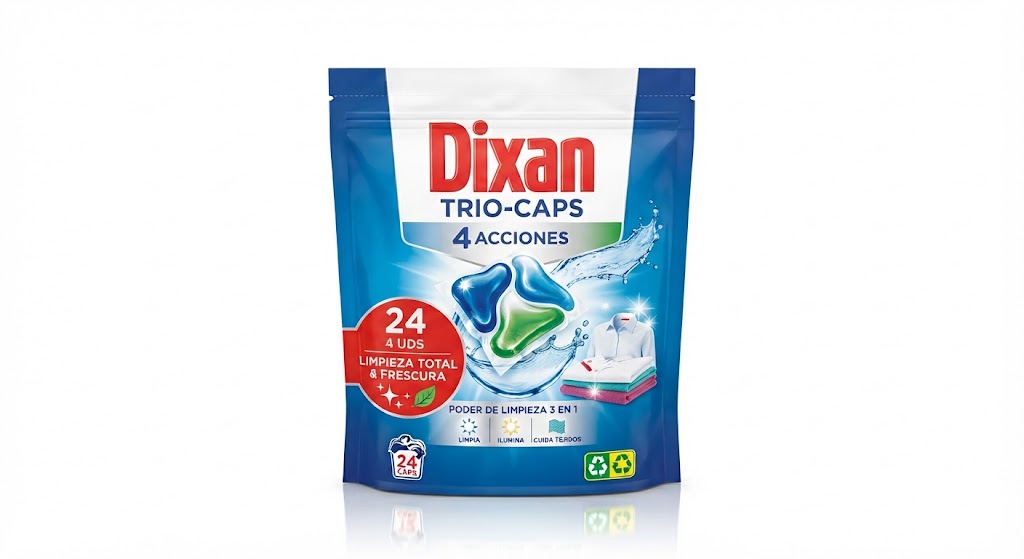 Dixan Trio-caps 24 Ud Bolsa